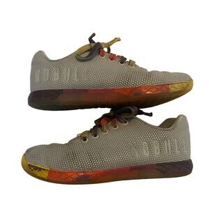 NOBULL Sneaker Women’s Size 7 Men’s Size 5.5 Gradient Trainer Grey Purple Yellow